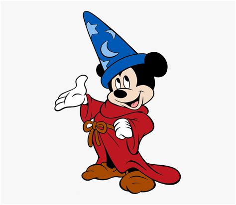 Mickey Mouse Sorcerer , Free Transparent Clipart - ClipartKey