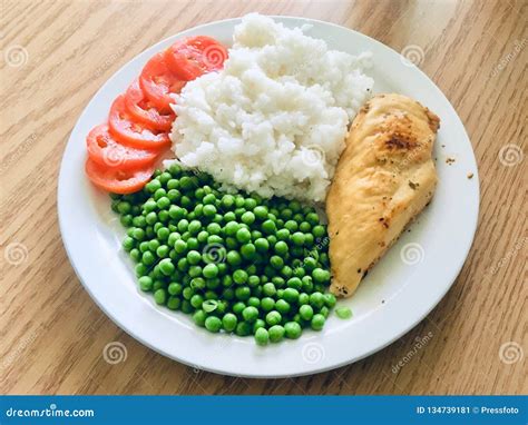 Healthy Balanced Food Plate Stock Image - Image of fresh, diet: 134739181