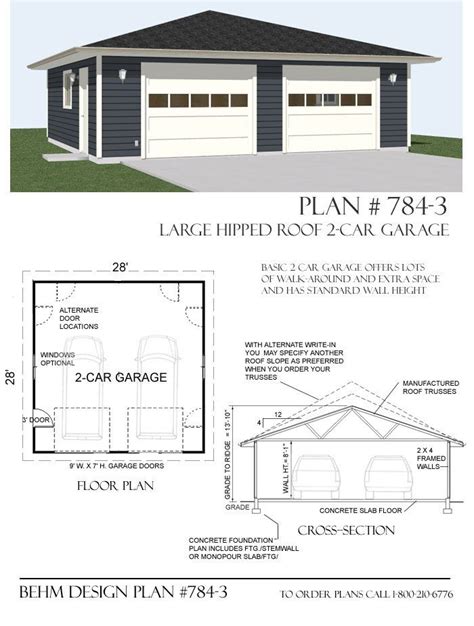 23+ Garage Plans Hip Roof - MaryannSabah