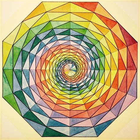 Fractal | Geometry art, Geometric drawing, Fractal art