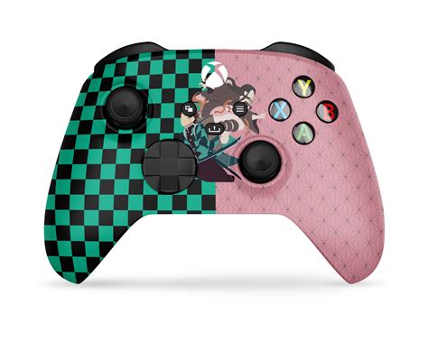 Demon Slayer Tanjiro Nezuko Green Pink Xbox Series X & S Controller Sk – Anime Town Creations