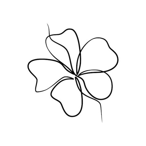 Premium Vector | Continuous one line art drawing of beauty champa flower