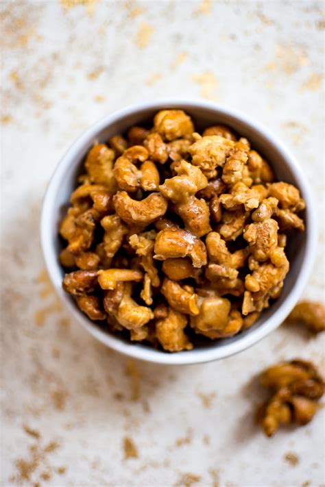 15 Minute Easy Candied Cashews Recipe • Salt & Lavender