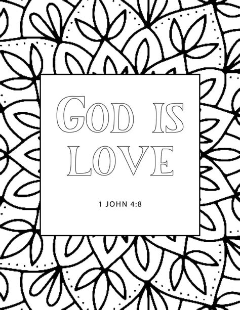 Love One Another Coloring Page Bible Verse Coloring P - vrogue.co