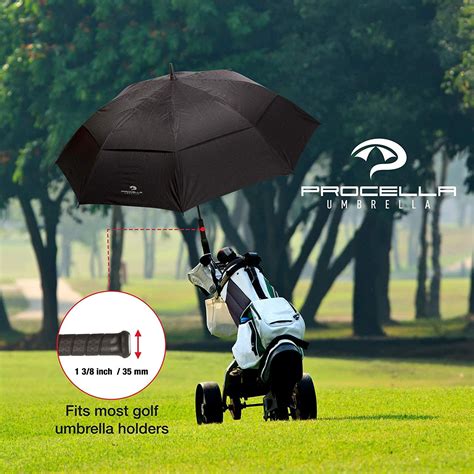 Review PROCELLA Golf Umbrella UV Protection, Windproof, Waterproof ...