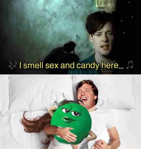 Collection of GREEN M&M TUCKER CARLSON Memes