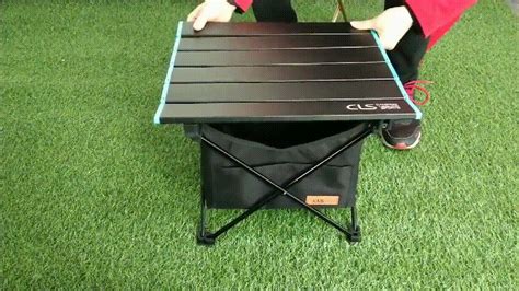 Portable Outdoor Folding Table with Large Storage Bag, Waterproof Desi – GizModern