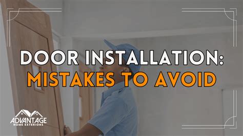 Door Installation Mistakes to Avoid for a Perfect Fit