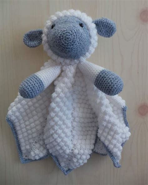 Crochet Pattern: Snuggle Lamb Baby Lovey Security Blanket | crafts ...