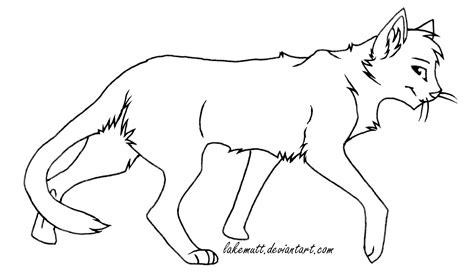 Free Cat Lineart by lakemutt on DeviantArt