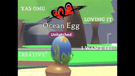 OCEAN EGG?! *NEW* || Roblox Adopt Me - YouTube