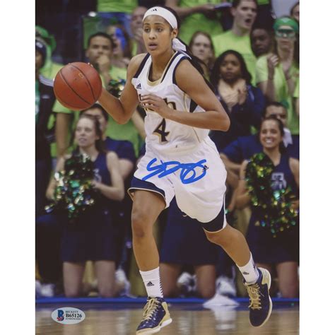 Skylar Diggins-Smith Signed Notre Dame Fighting Irish 8x10 Photo ...