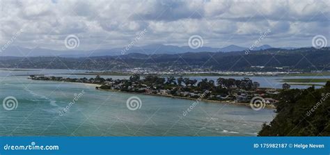 Panoramic View of the Knysna Lagoon Seen from the the Heads Stock Image - Image of attraction ...