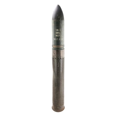 Sold at Auction: M40 Recoilless Rifle 105mm Drill Shell Round 1956