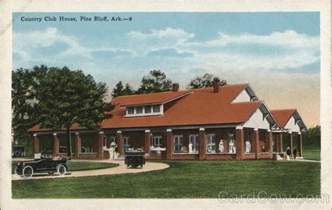 Country Club House Pine Bluff, AR Postcard