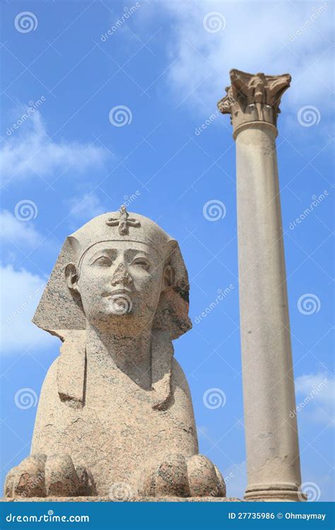 Ancient Ruins Of Alexandria Of Egypt Royalty Free Stock Image - Image: 27735986