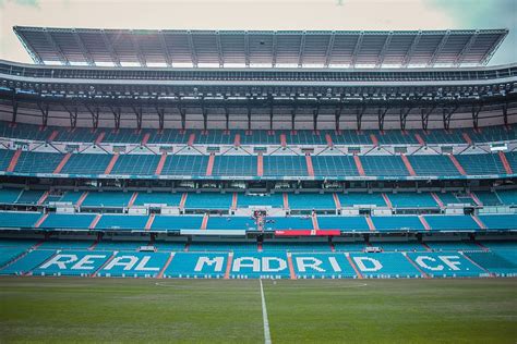 3840x2160px | free download | HD wallpaper: Real Madrid stadium, building, arena, field, pitch ...