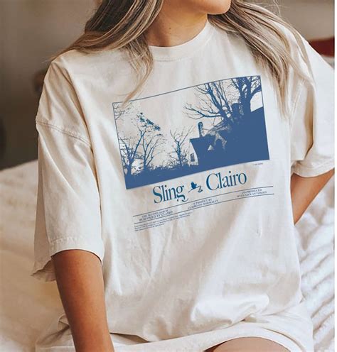 Clairo Sling Merch Shirt, Clairo European Tour 2022, Clairo North Amerian Tour 2022, Clairo ...