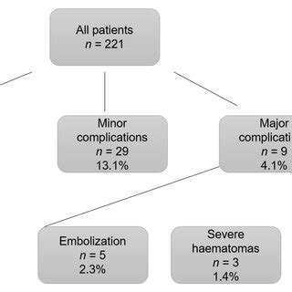 Complications post-kidney biopsy. Distribution by percentages according... | Download Scientific ...