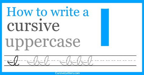 Cursive I – How to Write a Capital I in Cursive