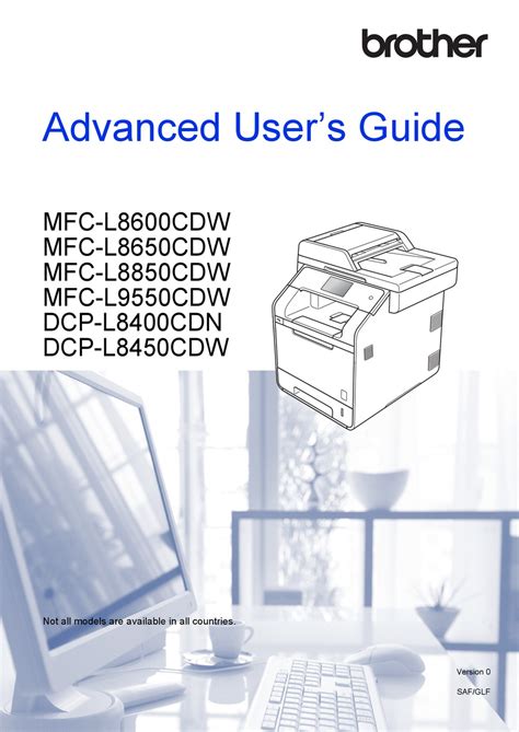 BROTHER MFC-L8600CDW USER MANUAL Pdf Download | ManualsLib