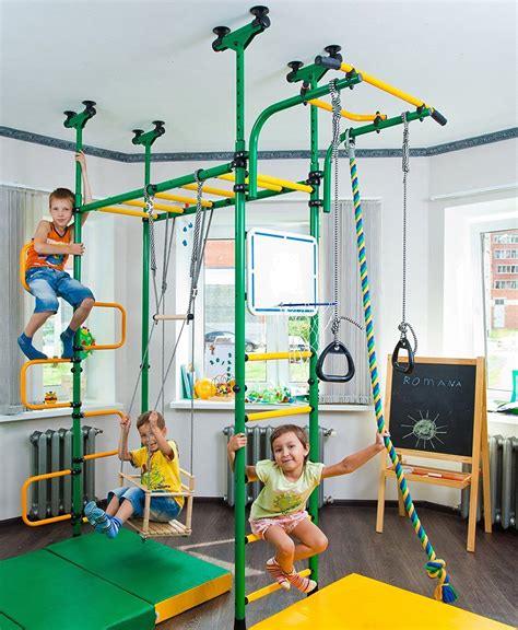 Children's indoor home gym. Burn off all that excess energy and tire them out :D #affiliate ...