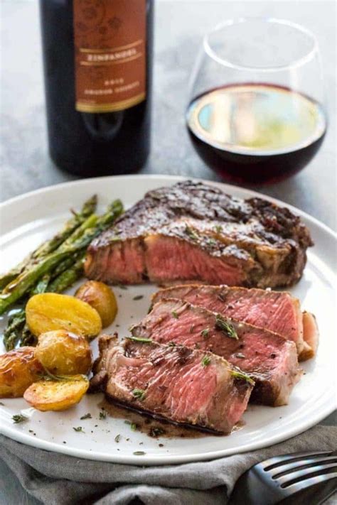 Ribeye Steaks with Red Wine Reduction Sauce - Jessica Gavin