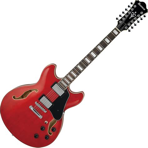 Ibanez Artcore AS7312 12-String Hollow Body Electric Guitar Trans Cher