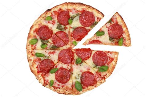 Sliced Pepperoni Pizza — Stock Photo © Boarding2Now #15364689