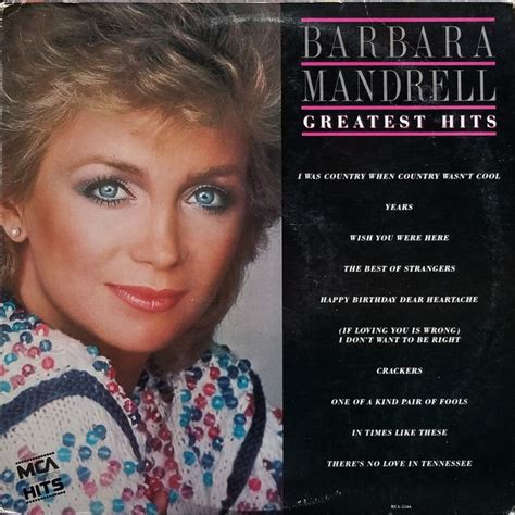 Barbara Mandrell – Greatest Hits (1985, Carrollton Pressing, CRC, Vinyl ...