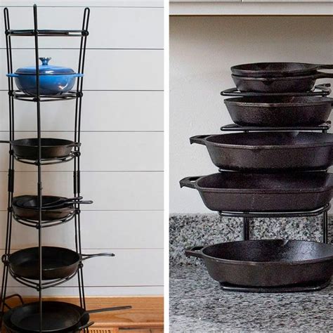 Every Cast-Iron Skillet Obsessive Needs This Clever Storage Solution