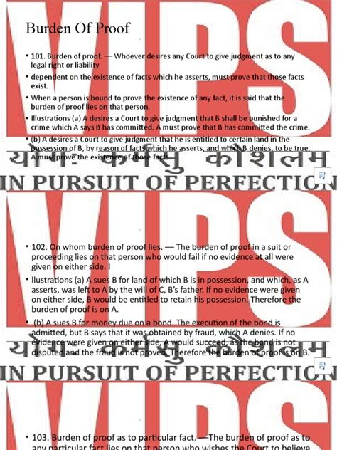 Burden of Proof | PDF | Burden Of Proof (Law) | Evidence