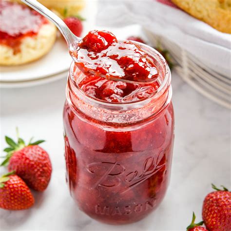 Easy Strawberry Freezer Jam {Perfect for Beginners!} - The Busy Baker