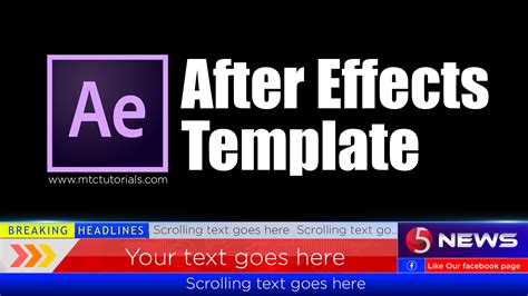 Free adobe after effects lower third for news channels template free download mtc tutorials ...