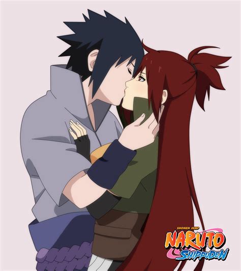 A thank you kiss. Sasuke kissing Sonero to prove that she is the only ...