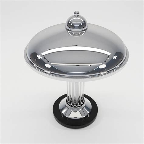 Art Deco desk lamp Limoges - 3D Realistic Model - Artium3D