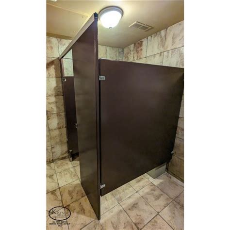 SET OF COMMERCIAL BATHROOM STALL PARTITIONS