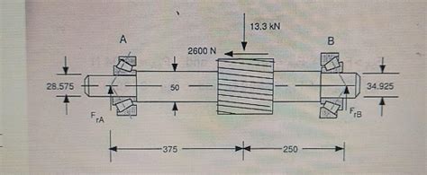 Select the appropriate tapered roller bearing for the | Chegg.com