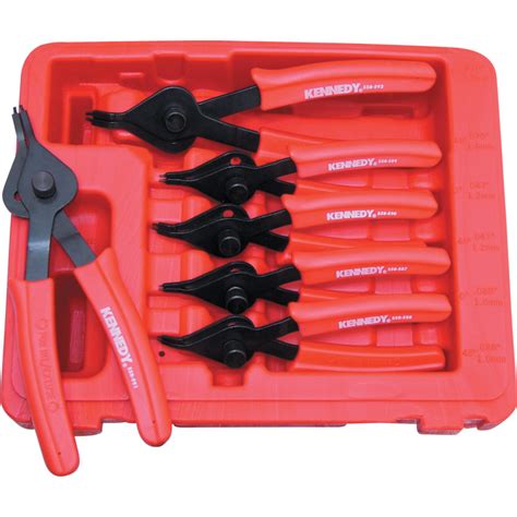 Kennedy 10-48mm REVERSIBLE CIRCLIP PLIER SET (6-PCE) 1 | Cromwell Tools