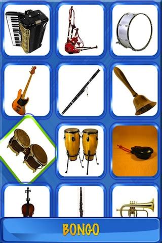 App Shopper: Musical Flash Cards - Music Instruments , images sounds ...