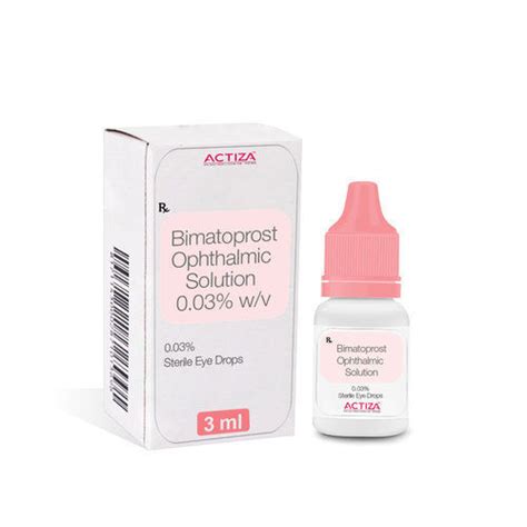 Bimatoprost Eye Drops Age Group: Adult at Best Price in Surat | Actiza ...