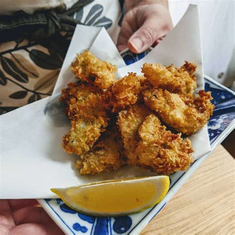 Panko Breaded and Fried Oysters - The Japanese Kitchen