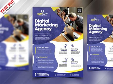 Digital Marketing Agency Flyer Template PSD – Download PSD