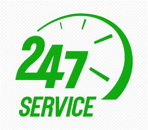 HD Customer Service Support 24/7 Green Icon PNG | Citypng