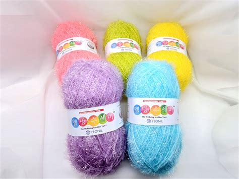 Scrubby Yarn Dish Scrubbie Yarn Korean Scrubber Yarn Susemi - Etsy