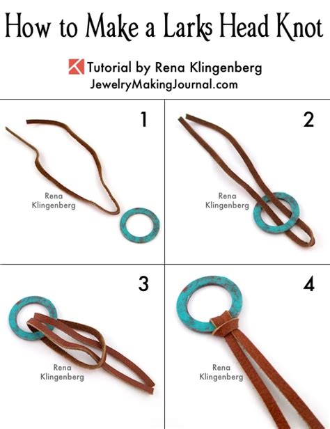 How to Make a Larks Head Knot – Step by Step Tutorial — Jewelry Making Journal