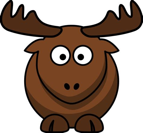 OnlineLabels Clip Art - Cartoon Elk