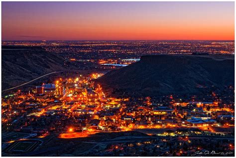 Golden-Lookout Mountain 2-27-2011 | Night Gives Away To Day-03286 | Lookout mountain colorado ...