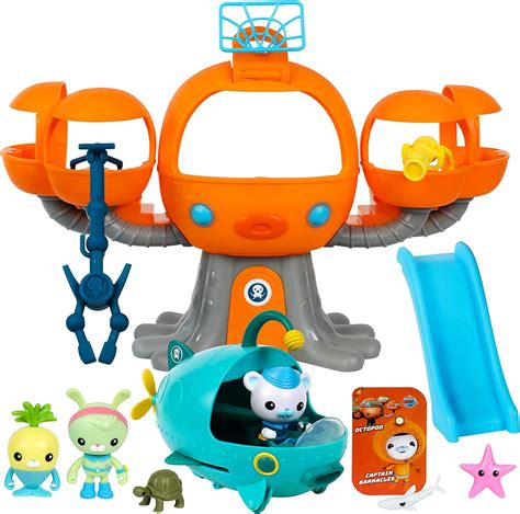 Buy Octonauts Octopod Playset | 8 Pieces Including Deep Sea Captain ...