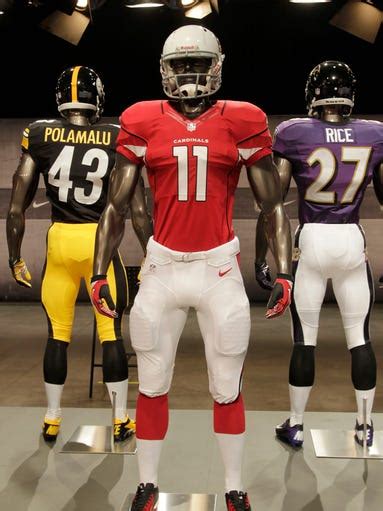 Arizona Cardinals uniforms through the years